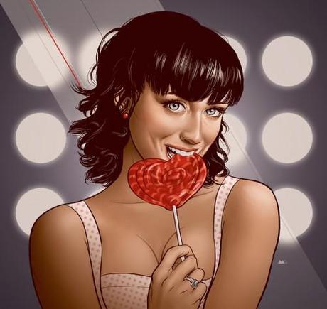 46 ew04katyperry1 500x473 26 Outstanding Illustrations by Martin Ansin