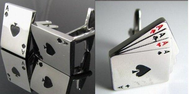 Des boutons de manchette pour la Saint Valentin (+ un concours ici)