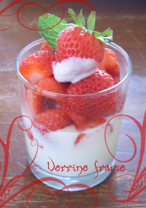 Verrine fraise