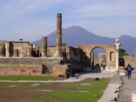 Pompei Forum et Vesuve