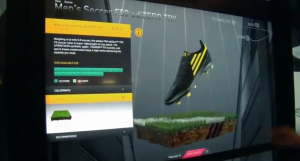 adiVerse Virtual Footwear Wall 2 300x161 adiVerse, le magasin numérique dAdidas 