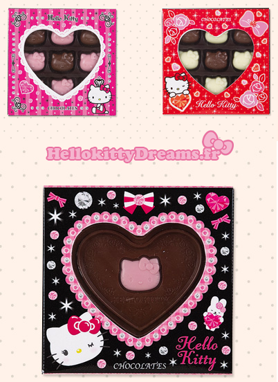 Saint Valentin 2011 : Chocolats Hello kitty