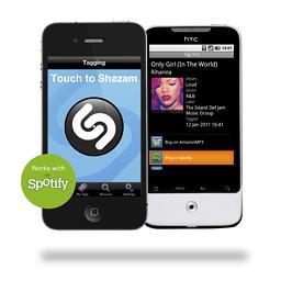 Shazam intègre une fonction Spotify pour ses applis smartphone