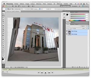 Astuce : retrouver Disposition interactif de photomerge dans Photoshop