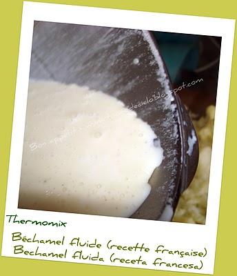 Sauces Béchamel au Thermomix - Salsas Bechamel con Thermomix