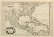 Carte du Mexique et de la Floride, des terres angloises et des isles Antilles, du cours et des environs de la rivière Mississipi / par Guillaume Delisle ; Simonneau fecit