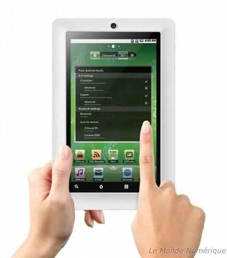 Test tablette Creative Ziio 7 Pure Wireless Entertainment