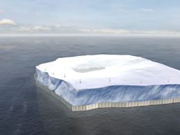 Tractage Iceberg 3D