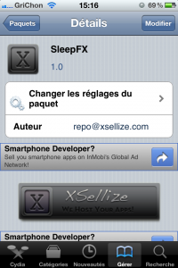 Custo – Tweak SleepFx – Changer les effets visuels lors de la mise en veille !