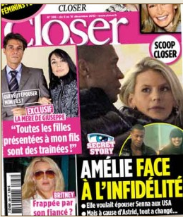 Amélie aurait choisi Closer pour raconter sa version de la rupture...