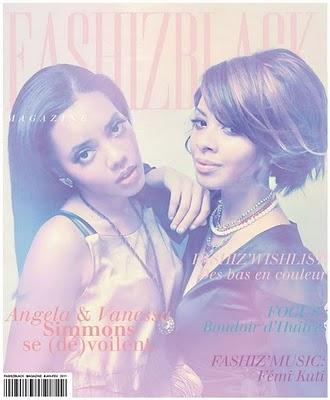 Angela et Vanessa Simmons jouent le jeu pour Fashizblack