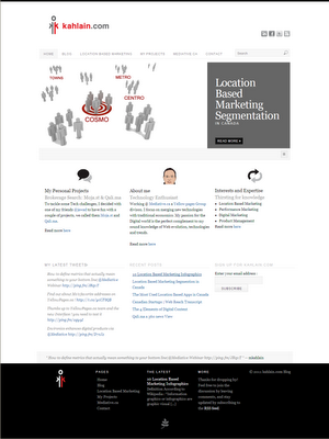 Le blog : Location Based Marketing with a Canadian View - Mohamed Kahlain