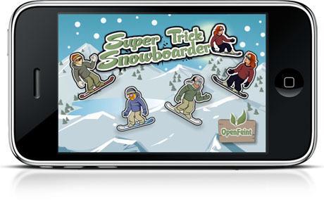 Super Trick Snowboarder sur iPhone...