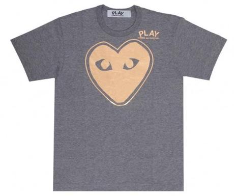 Play T Shirt Grey 4 copy Le T shirt Comme des Garçons Play, sauce Printemps / Eté 2011