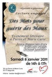L’auteure Francette Peulon (Éditions Dédicaces) a participé à l’événement littéraire « Des Mots pour guérir des Maux »