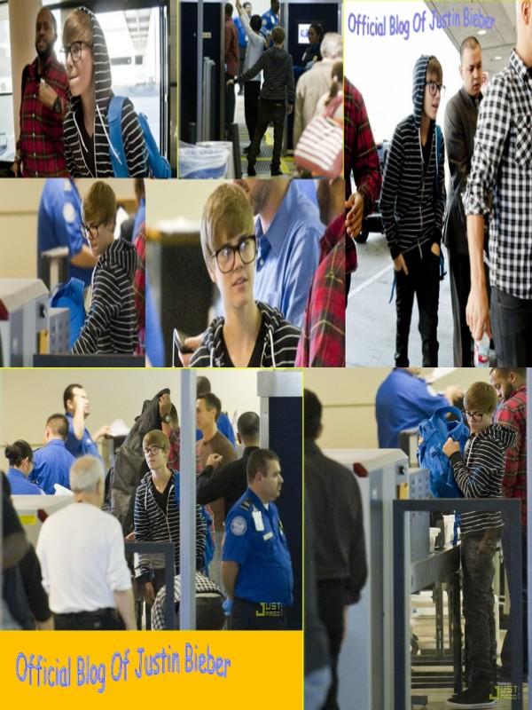Justin Bieber : Trop craquant à l'Aéroport de Los-Angeles !