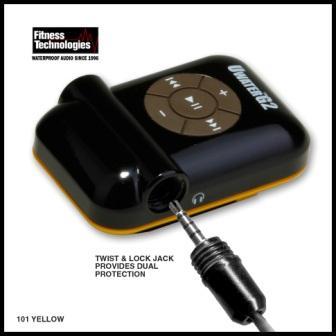 UwaterG2, le plus petit lecteur MP3 étanche monde.