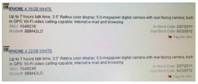 L’iPhone 4 blanc le 27 février ?!