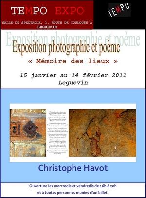 Christophe Havot expose « Mémoire des lieux » à Léguevin