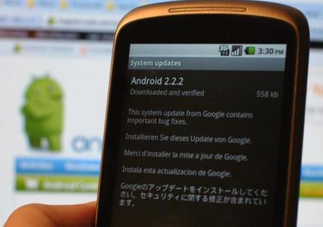 Bug du SMS corrigé sur Android Froyo et Gingerbread – Mise à jour Nexus One et nexus S