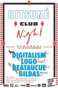 KITSUNE CLUB NIGHT - Soirée Social Club Paris