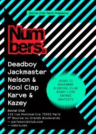 NUMBERS - Soirée Social Club Paris