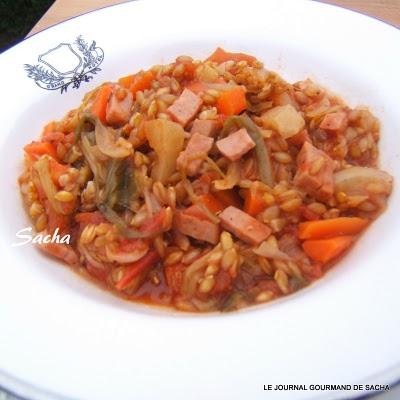 Risotto de petit épeautre , La vallée des Ocres