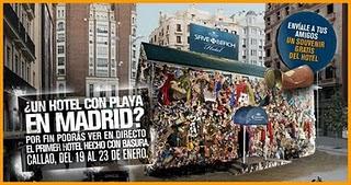 L'hôtel à déchets s'est installé à Madrid