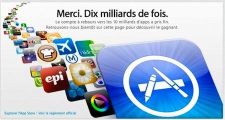 10 milliards de téléchargements pour l’App Store !