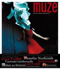 Lecture découverte du magazine culturel Muze , article sur Amélie Nothomb