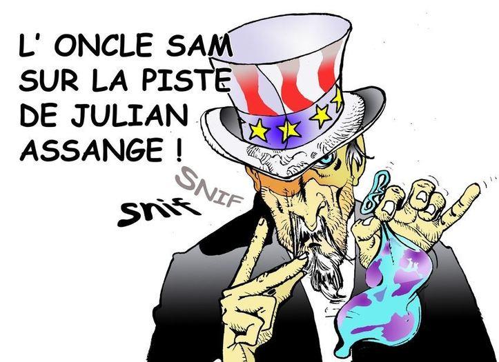 DESSIN DE PRESSE: Ca sent 'Assange' !