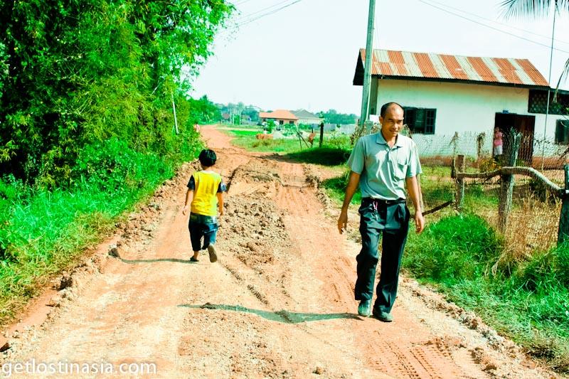 street of Laos