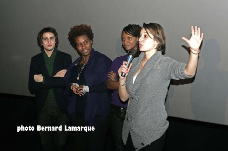 Benjamin Siksou, Marie-Sohna Condé, Gladys Gambie et Audrey Estrougo Toi, moi, les autres en avant-première à Bordeaux sur Youtélé.tv