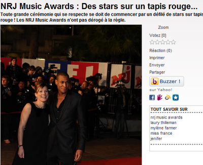 Mais qui accompagnait Amélie et Senna aux NRJ Music Awards ?