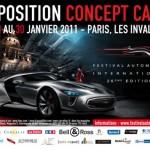 Exposition Concept Cars  aux Invalides du 28 au 30 janvier 2011,