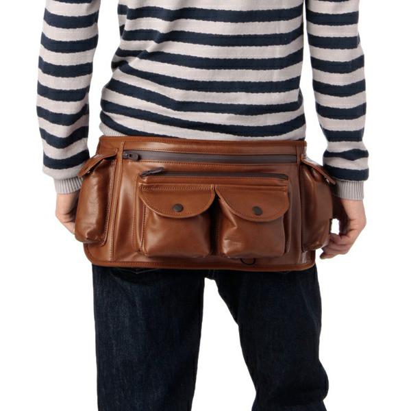 WHITE MOUNTAINEERING X PORTER – LEATHER WAIST BAG