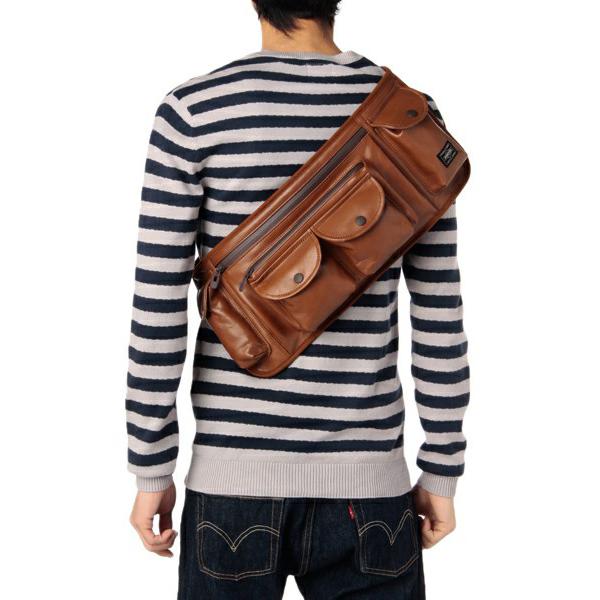 WHITE MOUNTAINEERING X PORTER – LEATHER WAIST BAG