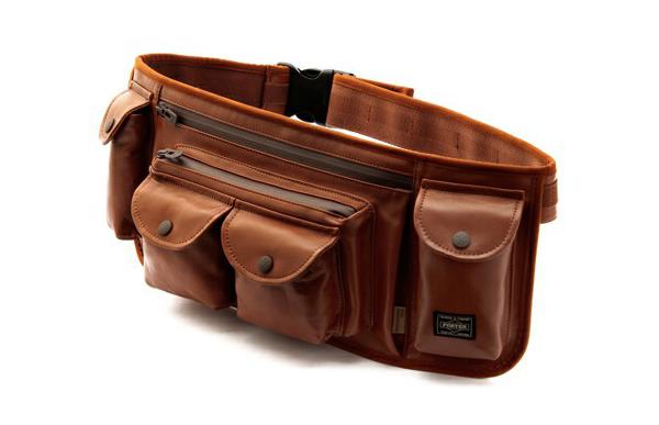 WHITE MOUNTAINEERING X PORTER – LEATHER WAIST BAG