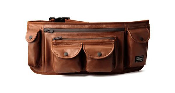 WHITE MOUNTAINEERING X PORTER – LEATHER WAIST BAG