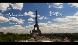 Souvenirs de Paris en time lapse