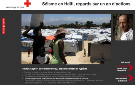 mini site bilan Haiti (Croix Rouge française)