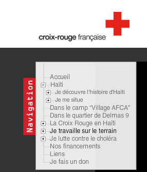 mini site bilan Haiti (Croix Rouge française)