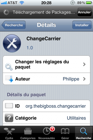 ChangeCarrier 1.0