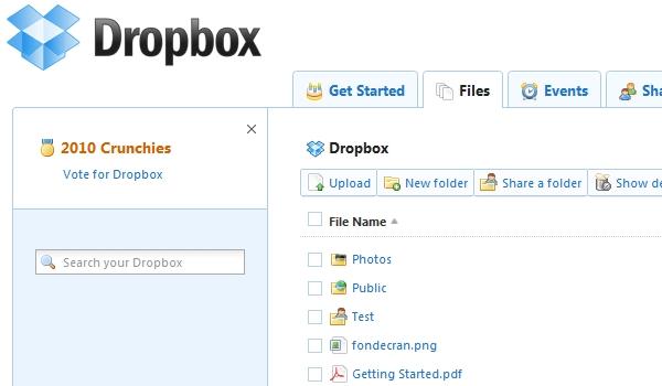 home Dropbox, pour garder et partager ses fichiers facilement