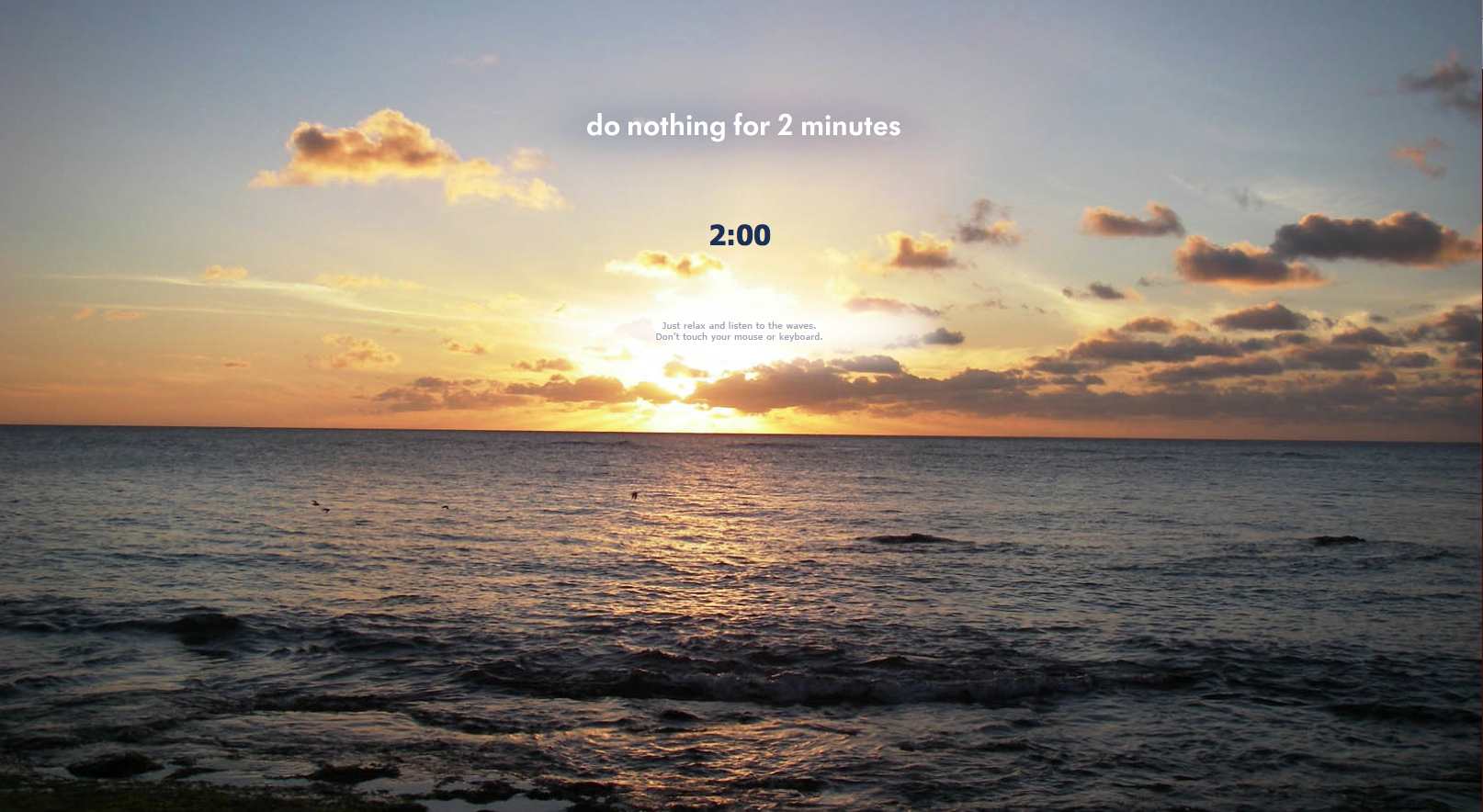 DO NOTHING/NE FAITES RIEN