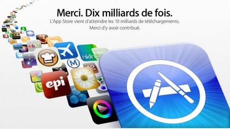 App Store : 10 millards d’applications téléchargées !