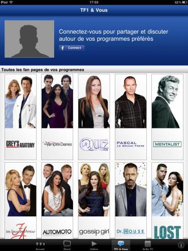 L’application TF1 pour iPhone / iPod Touch et iPad disponible sur l’App Store