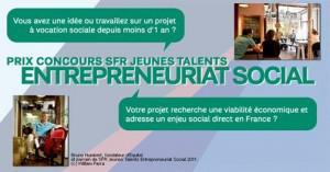 Appel à candidatures : Prix SFR Jeunes Talents Entrepreneuriat Social