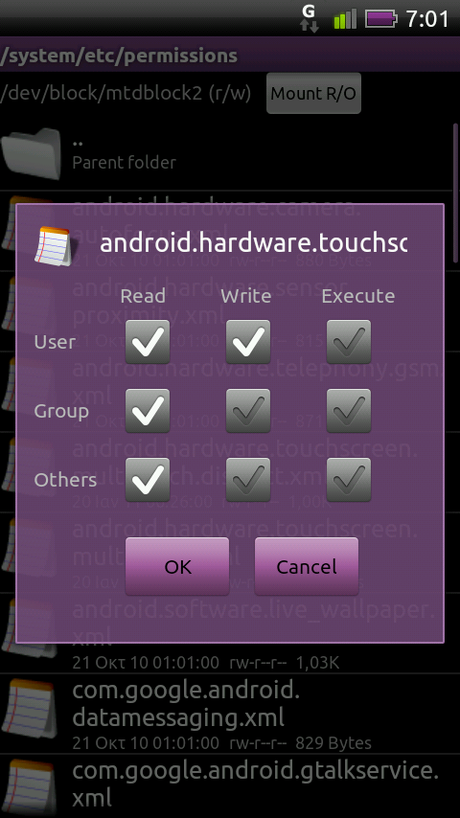 multi-touch sur Xperia X10