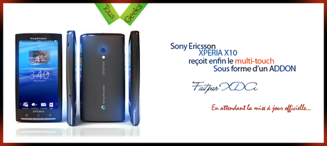 Sony Ericsson Xperia X10 dispose désormais du multi-touch